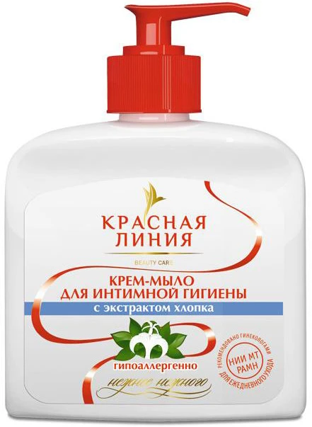 КР.ЛИНИЯ жидкое мыло интимн.250мл с экстр.Хлопка *2/15