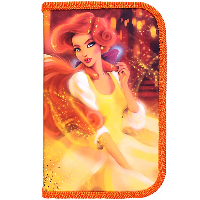 Пенал 1отдел. SOFT 190*115мм Brilliant princess