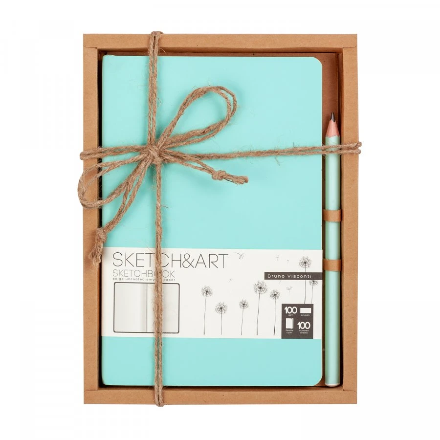 НАБОР ПОДАРОЧНЫЙ SKETCH&ART BV, ZEFIR (МЯТНЫЙ СКЕТЧБУК и JUMBO КАРАНДАШ) НАБОР ПОДАРОЧНЫЙ SKETCH&ART BV, ZEFIR (МЯТНЫЙ СКЕТЧБУК и JUMBO КАРАНДАШ)