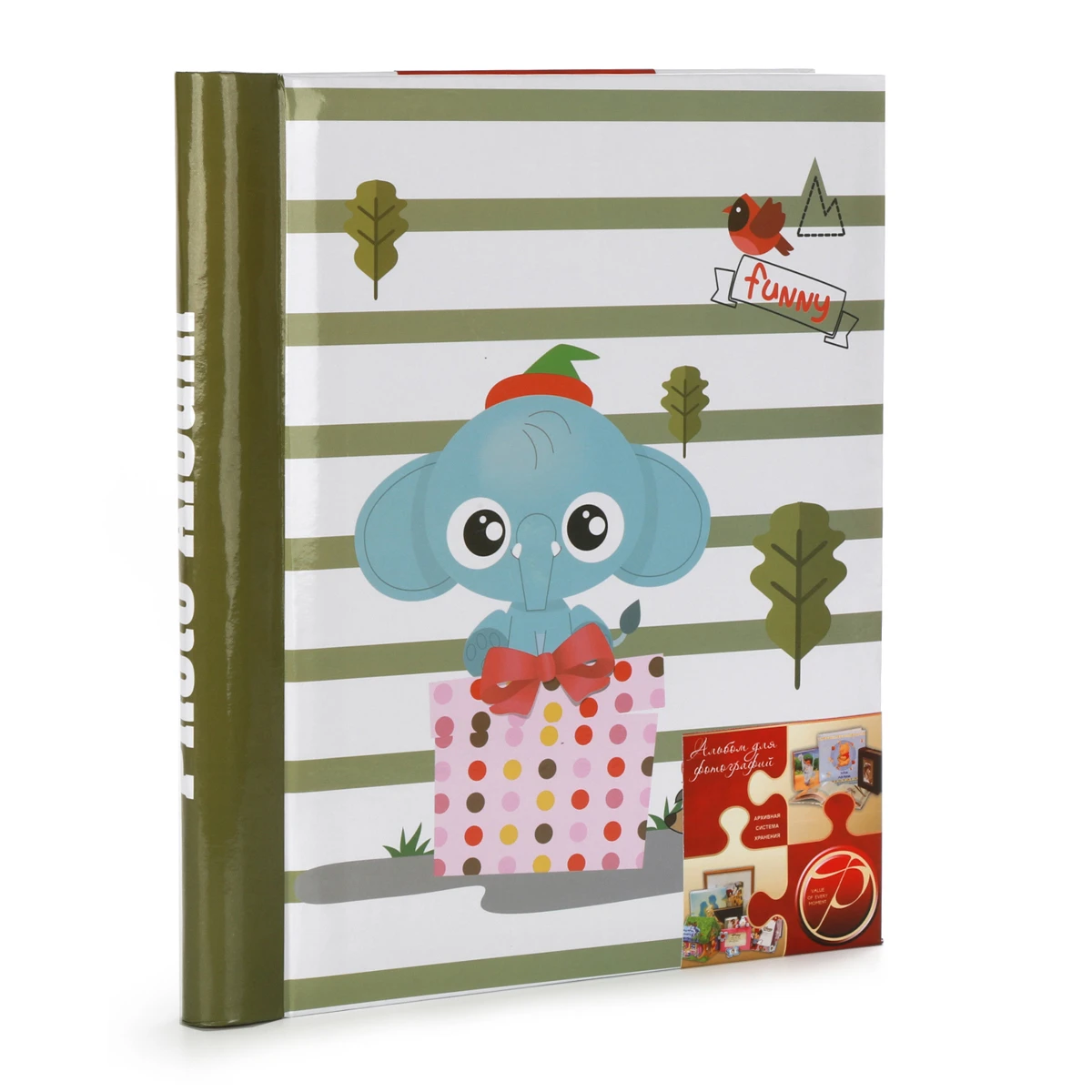 Фотоальбом 10 "магнитных" листов 23X28см, переплет внутр. спираль