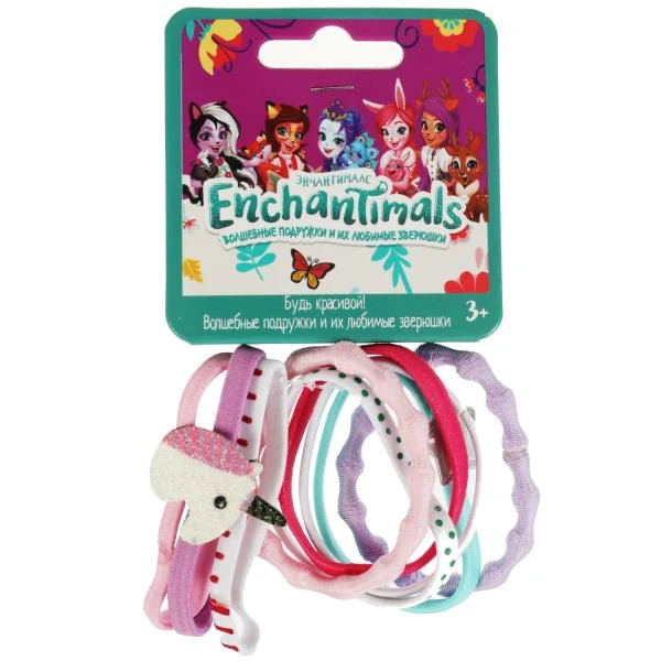 Аксессуары для девочек ЭНЧАНТИМАЛС резинки для волос с декором единорог/звезда.