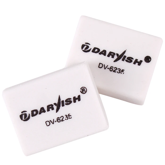 Ластик "Darvish" прямоугольный белый