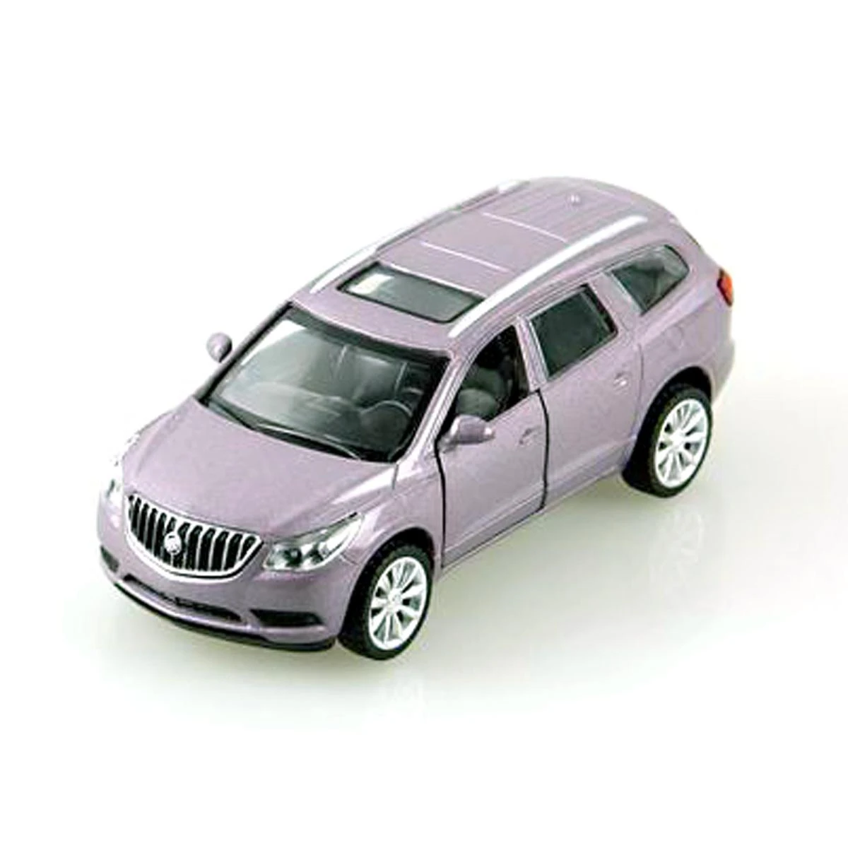 Машина металлическая 1:43 Buick Enclave. Дв.Откр., цв.сереб., инерц. 58020