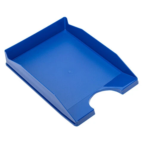 Лоток горизонтальный для бумаг КОМПЛЕКТ 2 шт., BRAUBERG "Modern",