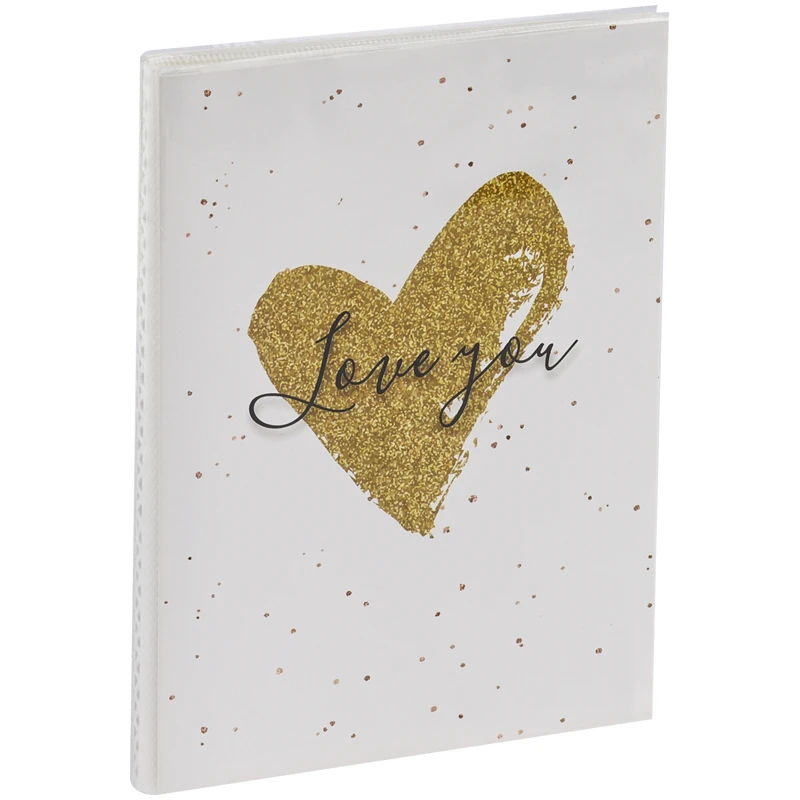 Фотоальбом 36 фото 10*15см, ArtSpace "Heart", мягкая обложка, ПП