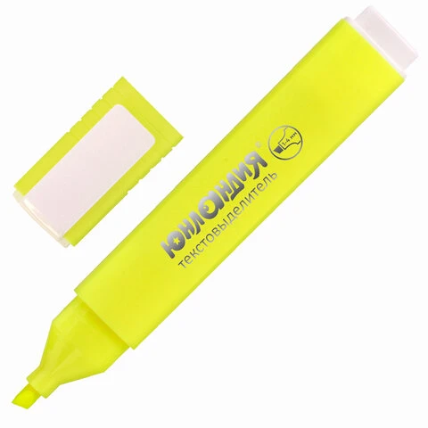 Набор текстовыделителей ЮНЛАНДИЯ 2 шт., ЖЕЛТЫЙ/РОЗОВЫЙ, "COLORSTAR",