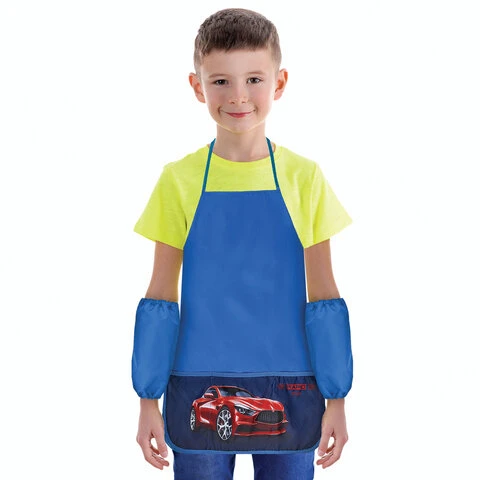 Фартук с нарукавниками BRAUBERG, 45x54 см, 3 кармана, "Rapid style", Фартук с нарукавниками BRAUBERG, 45x54 см, 3 кармана, "Rapid style",