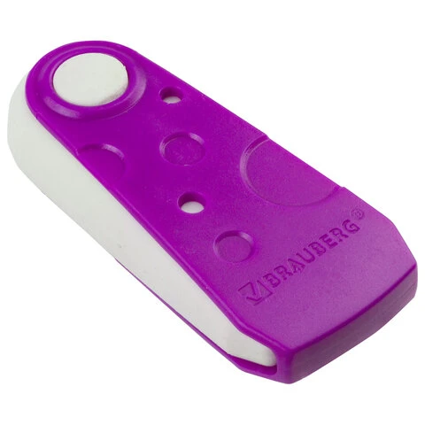 Ластик BRAUBERG "FRUITY", 57х24х15 мм, белый, пластиковый футляр Ластик BRAUBERG "FRUITY", 57х24х15 мм, белый, пластиковый футляр