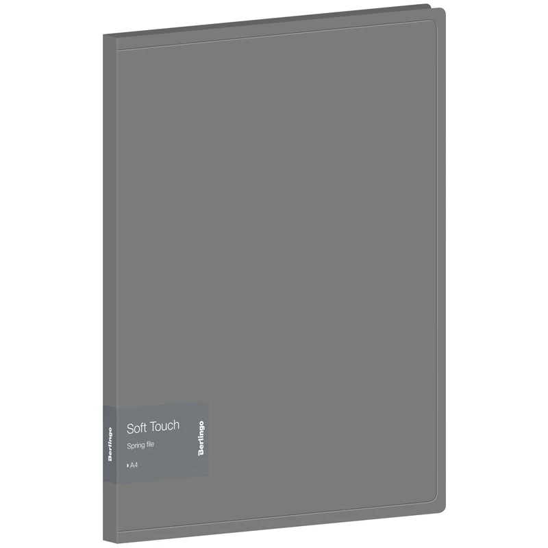 Папка с пружинным скоросшивателем Berlingo "Soft Touch", 17мм, 700мкм,