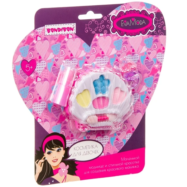 Набор детской декоративной косметики и аксессуаров Bondibon Eva Moda, CRD