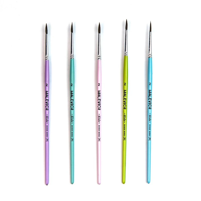 Кисть пони микс Малевичъ KIDS, круглая, №2 733102