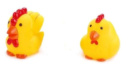 Игрушка для ванны курочка и петушок в сетке КАПИТОШКА