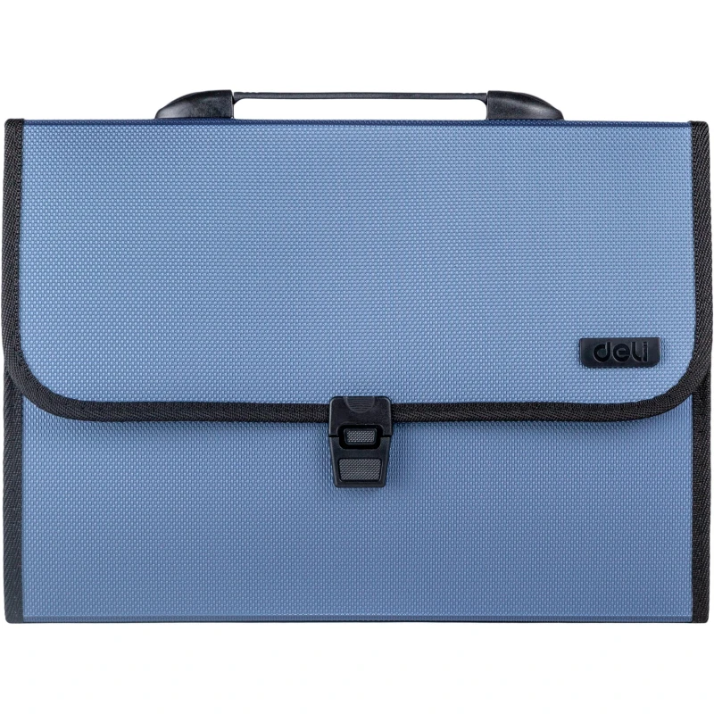 Папка-портфель А4 12 отдел застежка:замок РР 1,05мм в ассортименте E5556