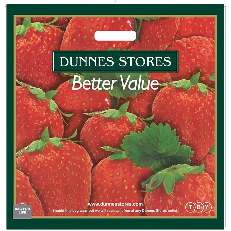 Пакет с прорубной ручкой Артпласт "Клубника крупная", 45*45+10 (65).