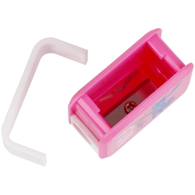 Точилка пластиковая MESHU "Cat lover", 1 отверстие, ассорти