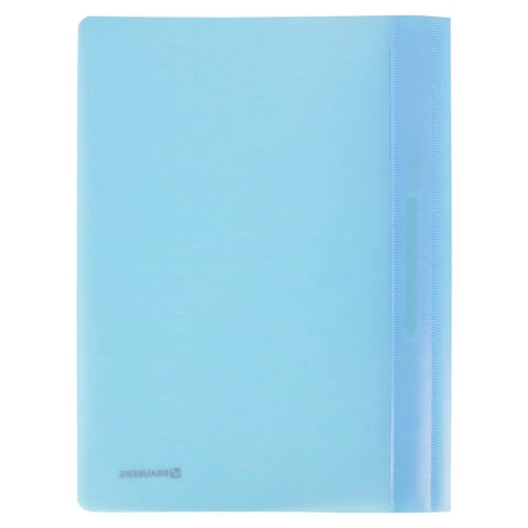 Скоросшиватель пластиковый BRAUBERG "Pastel" А4, 130/180 мкм, Скоросшиватель пластиковый BRAUBERG "Pastel" А4, 130/180 мкм,