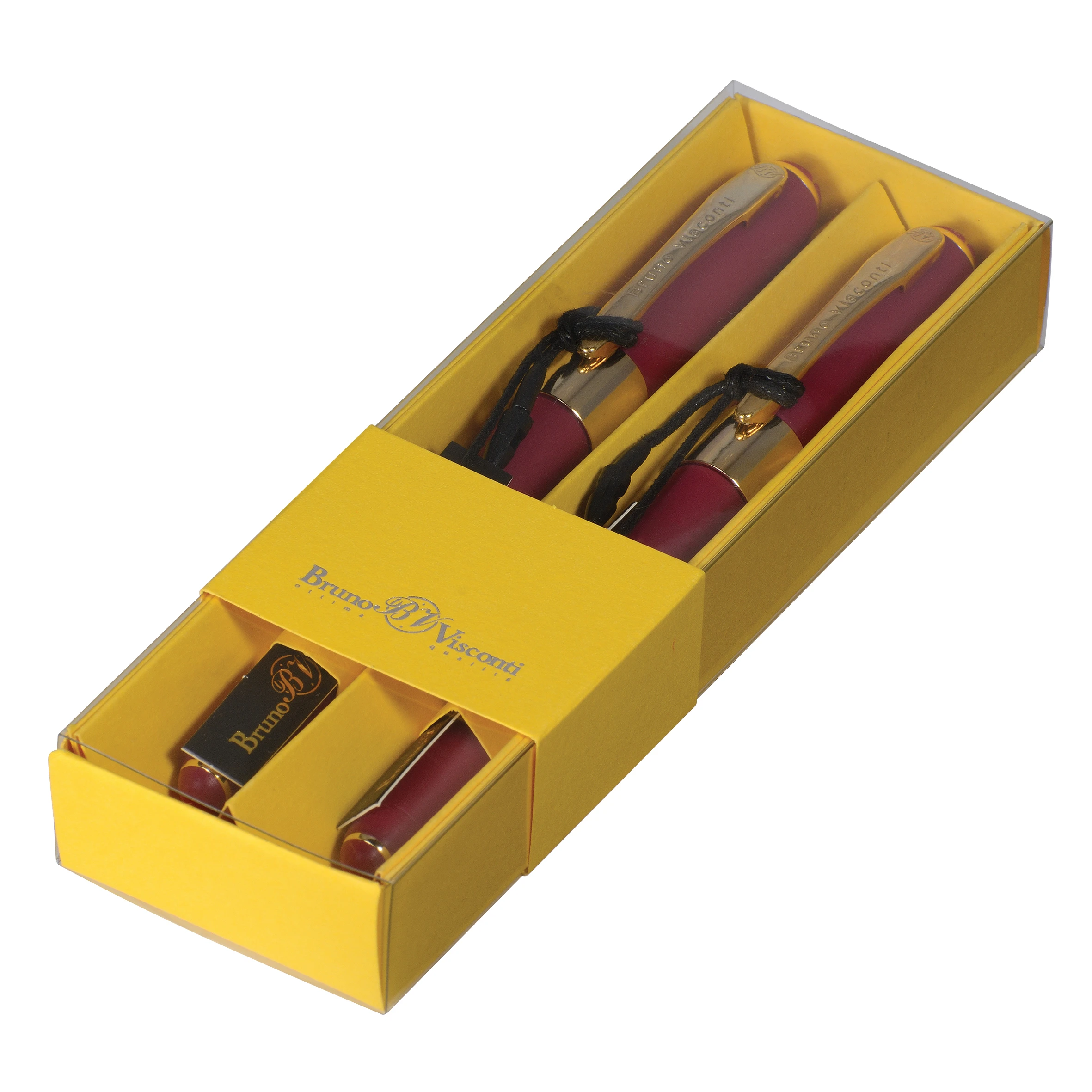 НАБОР ИЗ 2-Х РУЧЕК В ФУТЛЯРЕ "MONACO" ШАРИКОВЫХ 0.5 ММ, СИНЯЯ