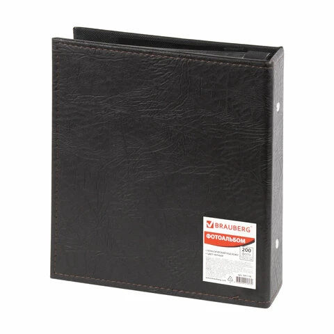 Фотоальбом BRAUBERG на 200 фото 10х15 см, под фактурную кожу, индивидуальный Фотоальбом BRAUBERG на 200 фото 10х15 см, под фактурную кожу, индивидуальный