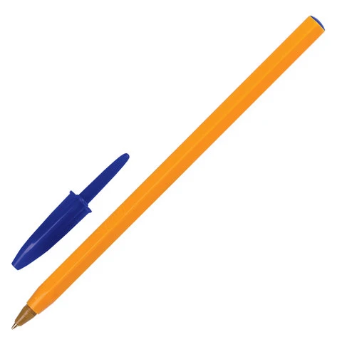 Ручка шариковая BIC "Orange", СИНЯЯ, корпус оранжевый, узел 0,8 мм, Ручка шариковая BIC "Orange", СИНЯЯ, корпус оранжевый, узел 0,8 мм,