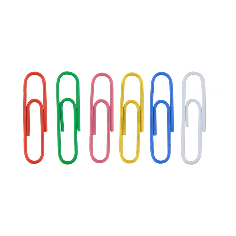 Скрепки Attache Economy полимерные, 50 мм, негофрированные, 50 шт. в уп.