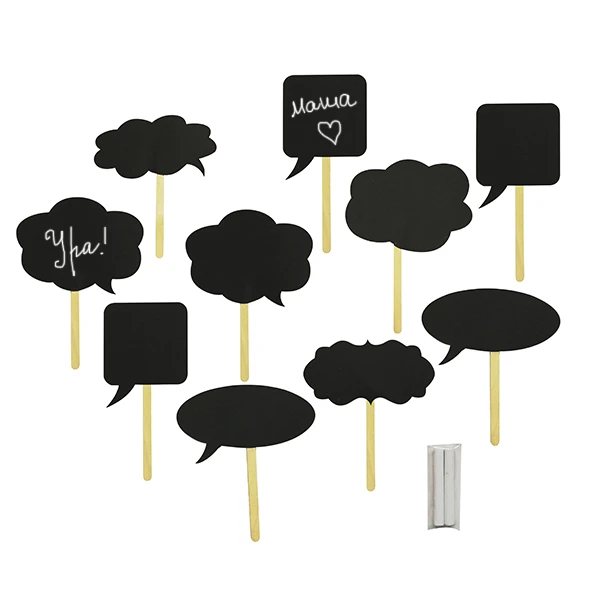 Набор для фотосессии Напиши мелком 10 шт