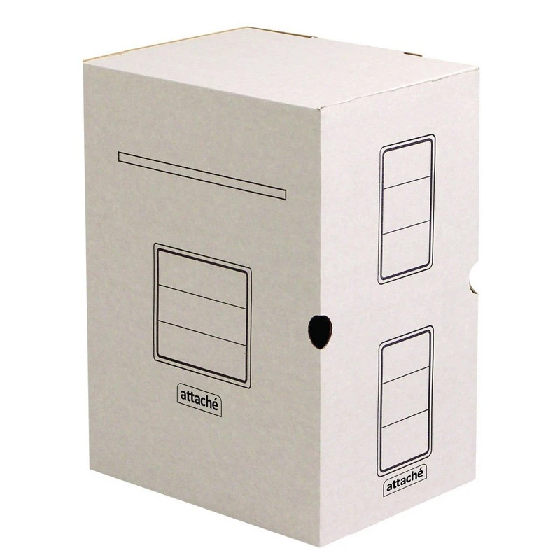 Короб архивный белый ATTACHE 200мм гофрокартон, 5шт.уп Короб архивный белый ATTACHE 200мм гофрокартон, 5шт.уп