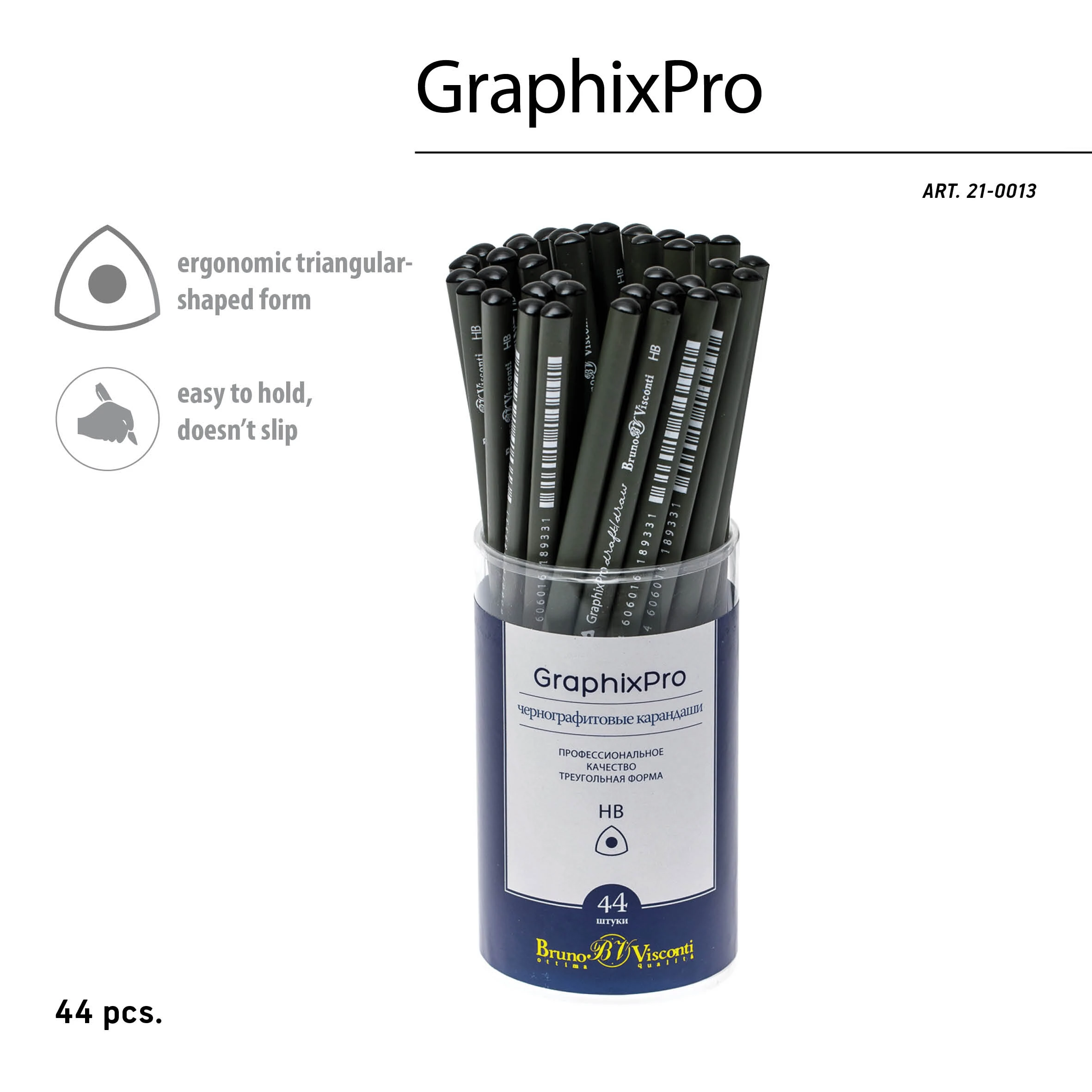 КАРАНДАШ ЧЕРНОГРАФИТОВЫЙ "GraphixPro" HB КАРАНДАШ ЧЕРНОГРАФИТОВЫЙ "GraphixPro" HB
