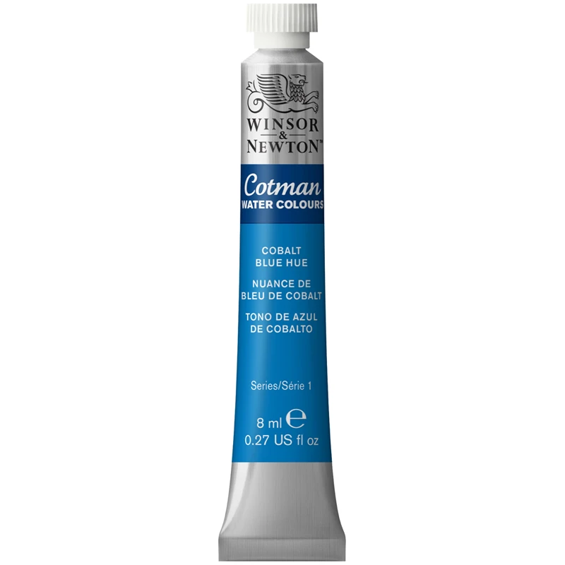 Акварель Winsor&Newton "Cotman", 8мл, туба, голубой кобальт