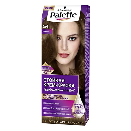 Краска для волос Palette G4 Какао, 50 мл Краска для волос Palette G4 Какао, 50 мл