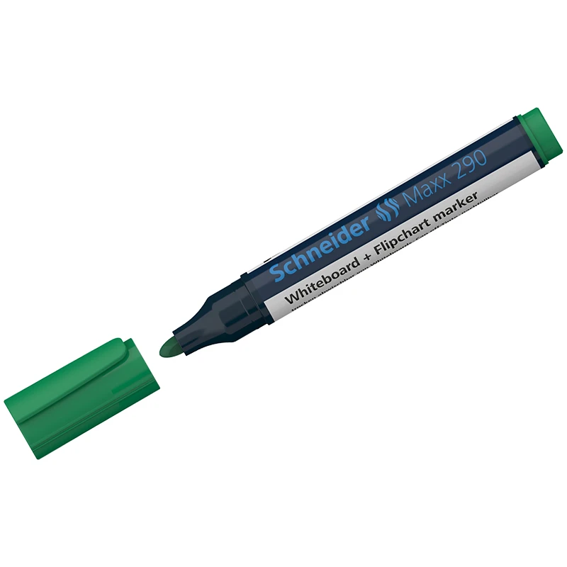 Маркер для белых досок и флипчартов Schneider "Maxx 290" зеленый,