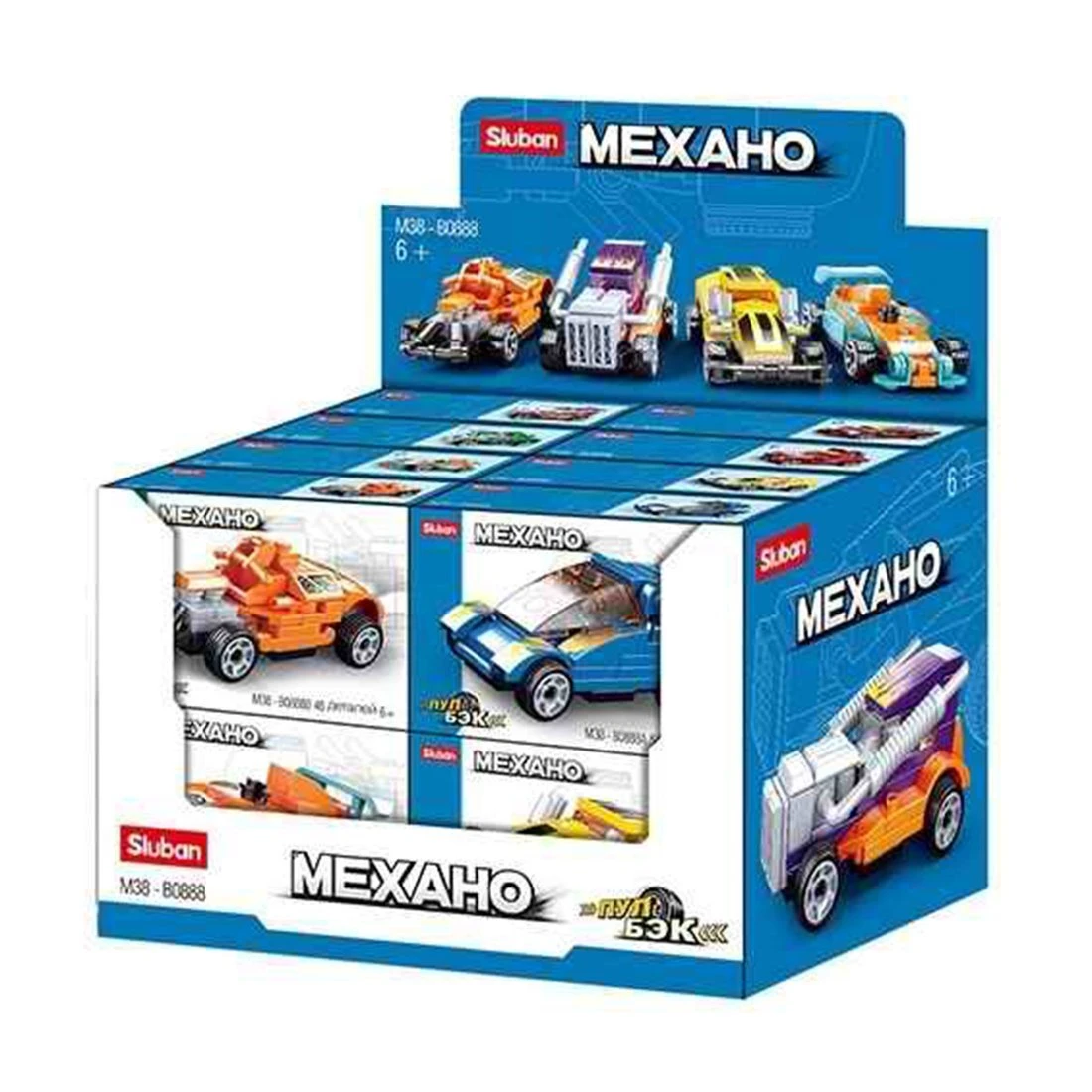 Конструктор серии Механо, с инерционным механизмом, в ассортименте