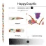 КАРАНДАШ ЧЕРНОГРАФИТОВЫЙ "HappyGraphix" ЯРКИЕ СОВЫ НВ