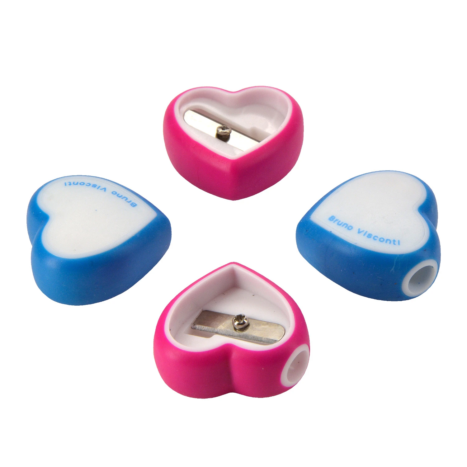 ТОЧИЛКА В ПЕНАЛ, 1 ОТВЕРСТИЕ "EASYSHARP. СЕРДЕЧКО" (2 цвета)