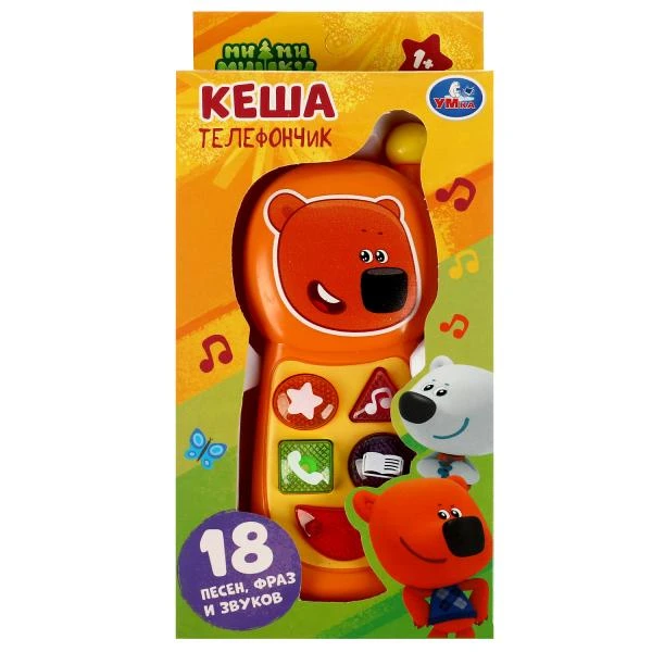 Музыкальная игрушка Ми-ми-мишки телефончик в кор. Умка