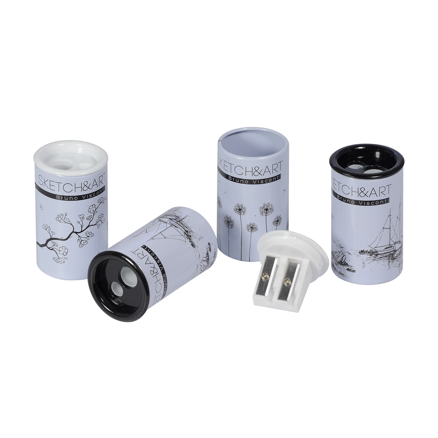 ТОЧИЛКА МЕТАЛЛИЧЕСКАЯ, С КОНТЕЙНЕРОМ "SKETCH&ART" С ДВУМЯ ТОЧИЛКА МЕТАЛЛИЧЕСКАЯ, С КОНТЕЙНЕРОМ "SKETCH&ART" С ДВУМЯ