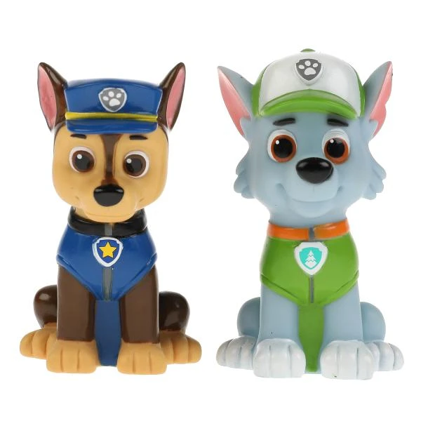 Игрушка для ванны Щенячий Патруль Рокки и чейз-гонщик 2 штуки, сетка. КАПИТОШКА