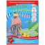 Картон цветной двухсторонний с рисунком А4 6л. 6цв. "Полоски"