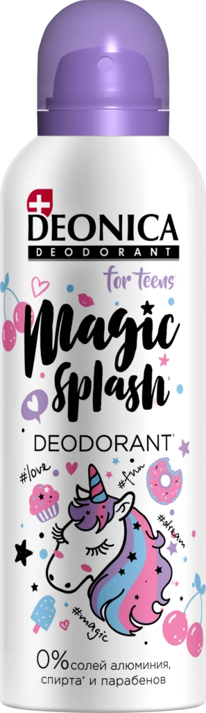 ДЕОНИКА дезодорант 125мл FOR TEENS детский Magic Splash