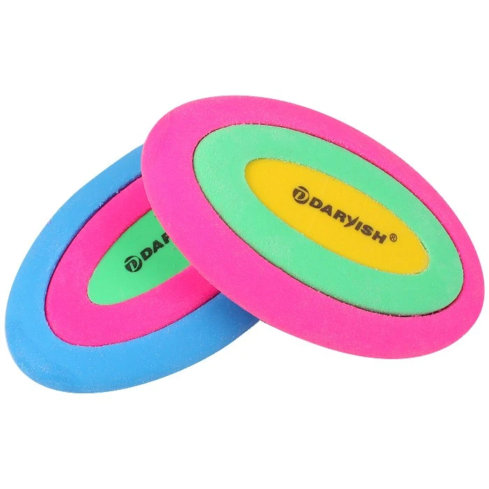 Ластик "Darvish" овальный ассорти