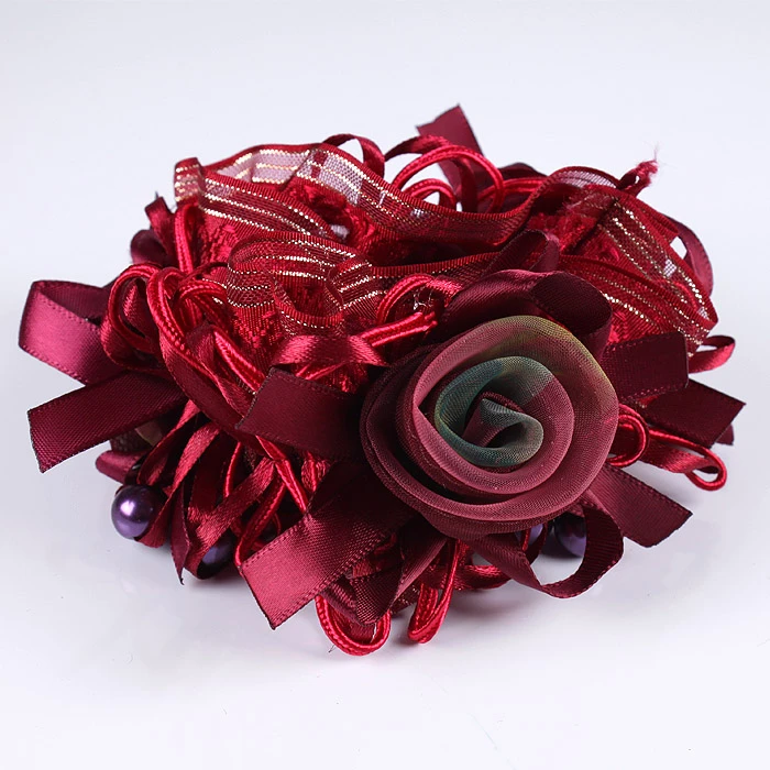 Резинка для волос декоративная объемная в ассортименте