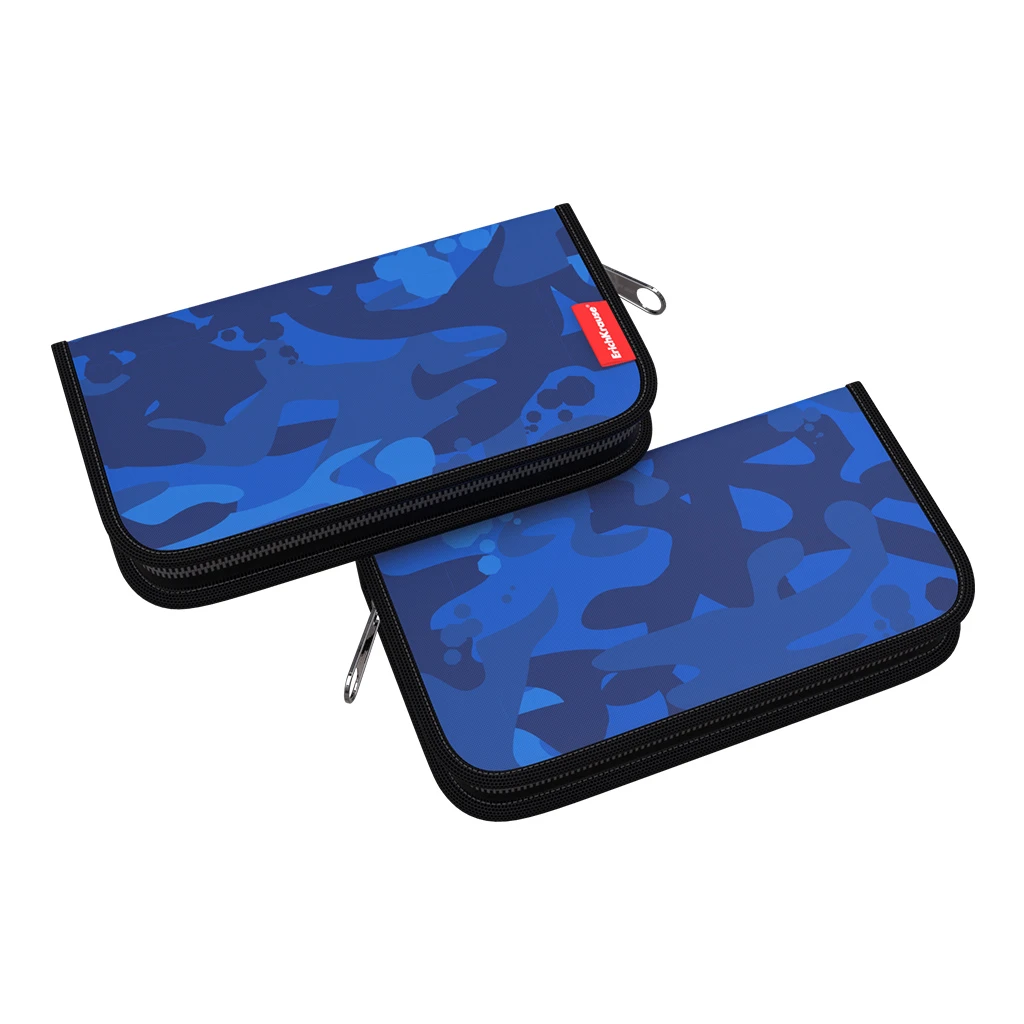 Пенал-книжка без наполнения Erich Krause 110x205x25мм Sea Camo
