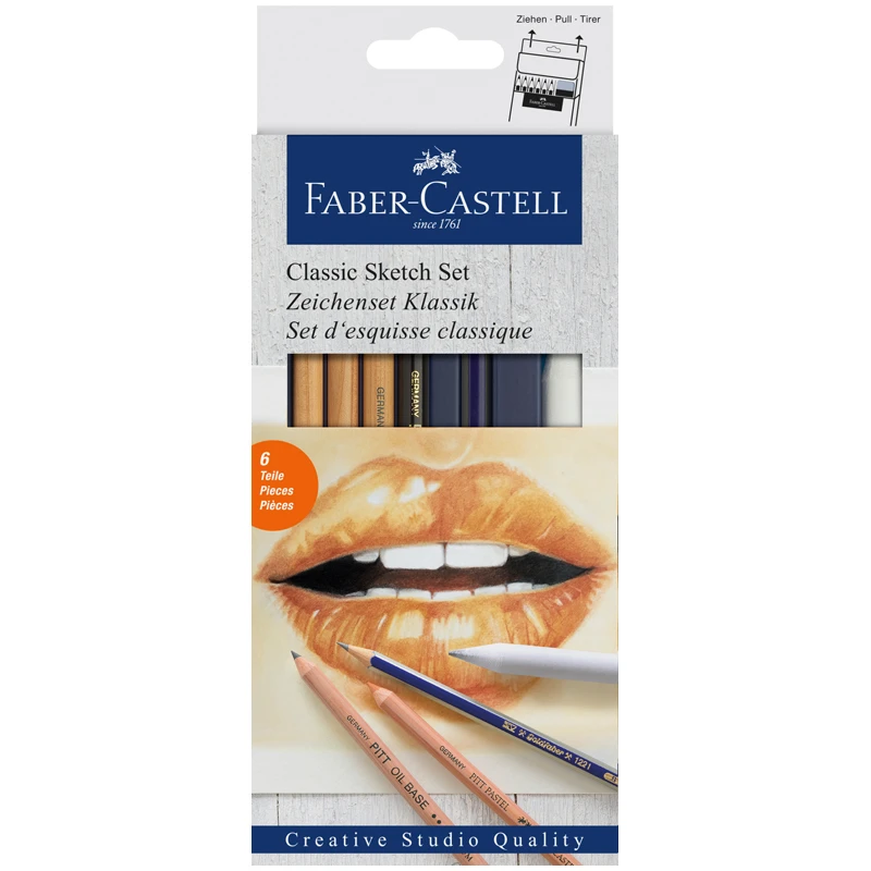 Набор художественных изделий Faber-Castell "Classic Sketch", 6 Набор художественных изделий Faber-Castell "Classic Sketch", 6