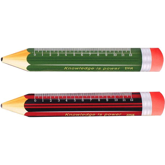 Линейка 12см деревянная "Карандаш" ассорти Линейка 12см деревянная "Карандаш" ассорти