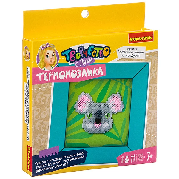 Набор для творчества BONDIBON. Картина с термомозаикой. Коала