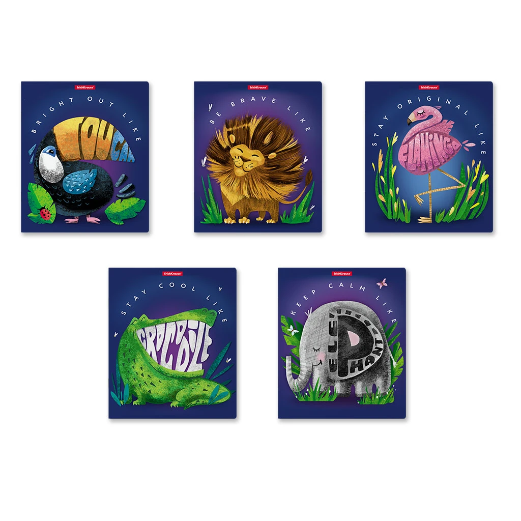 Тетрадь общая ученическая Erich Krause Будь круче!, 48 листов, клетка, сплошной Тетрадь общая ученическая Erich Krause Будь круче!, 48 листов, клетка, сплошной