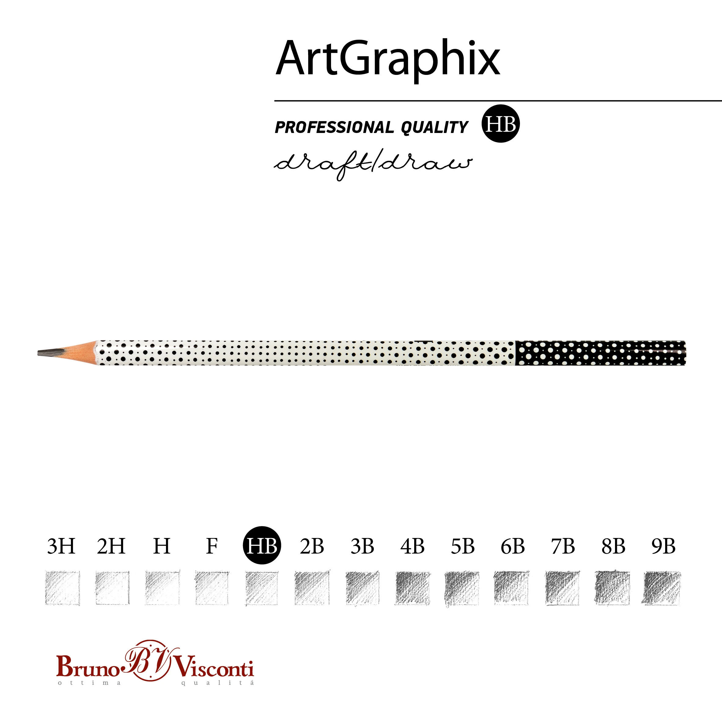 КАРАНДАШ ЧЕРНОГРАФИТОВЫЙ "ArtGraphix. Точки" НВ (пластиковый корпус) КАРАНДАШ ЧЕРНОГРАФИТОВЫЙ "ArtGraphix. Точки" НВ (пластиковый корпус)