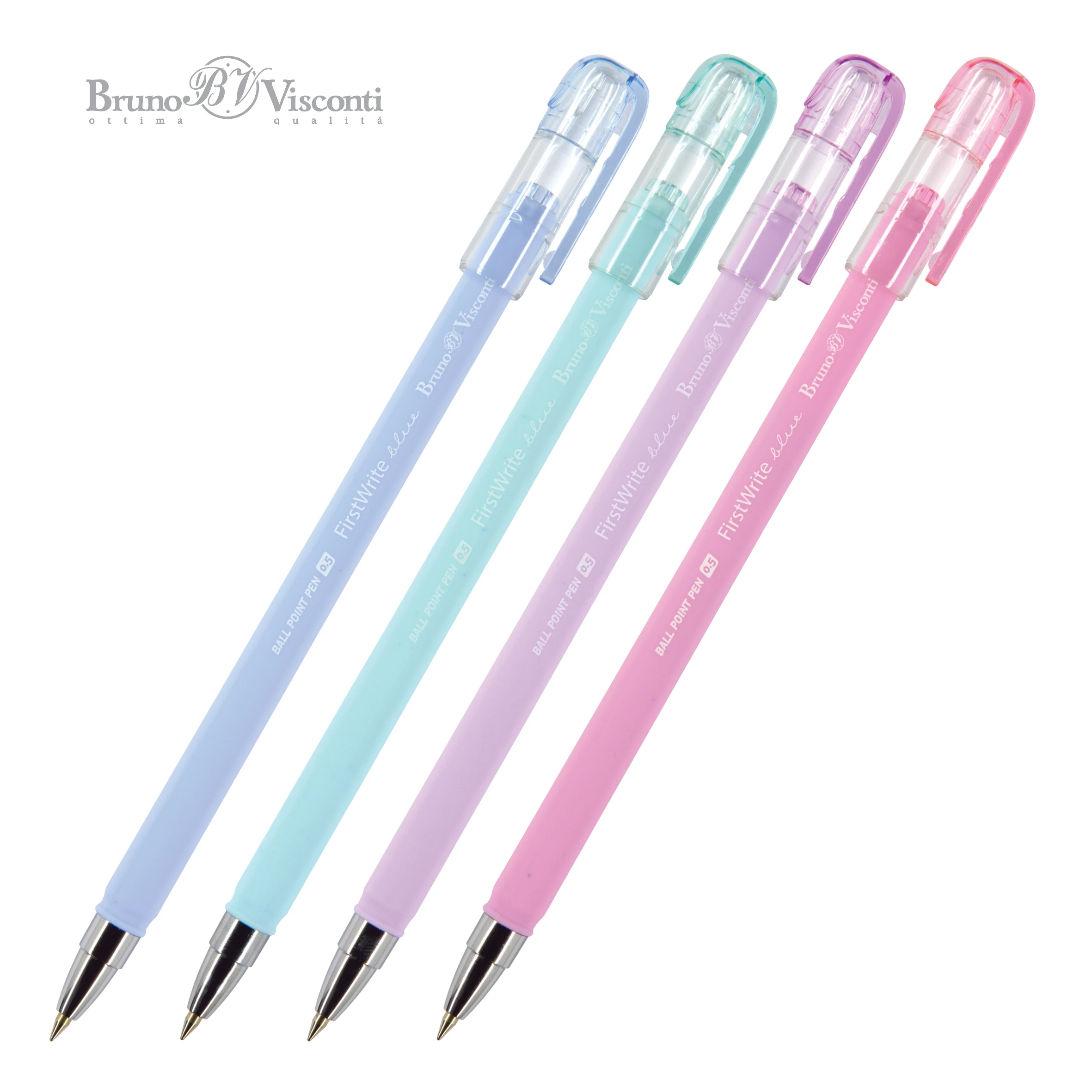 РУЧКА "FirstWrite. Zefir" ШАРИКОВАЯ 0.5 ММ, СИНЯЯ (4 цвета корпуса) РУЧКА "FirstWrite. Zefir" ШАРИКОВАЯ 0.5 ММ, СИНЯЯ (4 цвета корпуса)