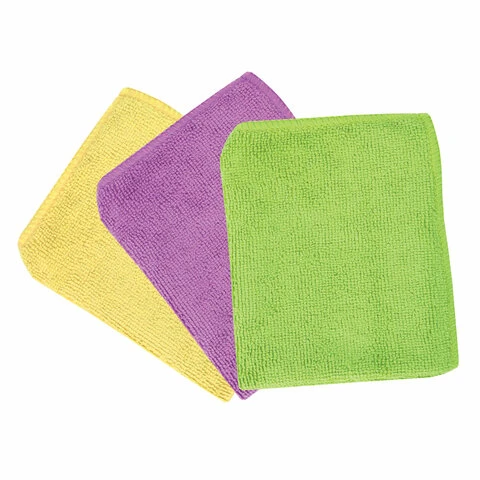 Салфетки универсальные, КОМПЛЕКТ 3 шт., микрофибра, 30х30 см, ПП упаковка, Салфетки универсальные, КОМПЛЕКТ 3 шт., микрофибра, 30х30 см, ПП упаковка,