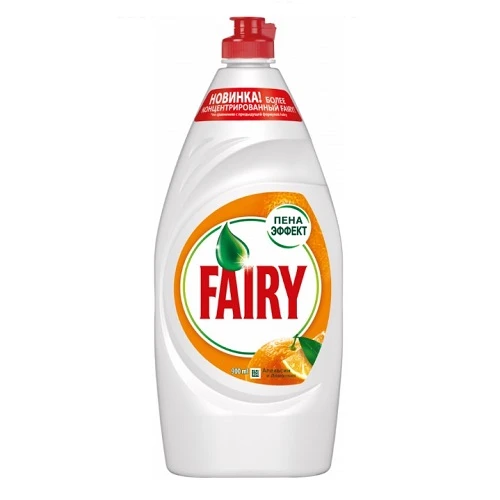 Средство для мытья посуды Fairy Апельсин и лимонник, 900 мл