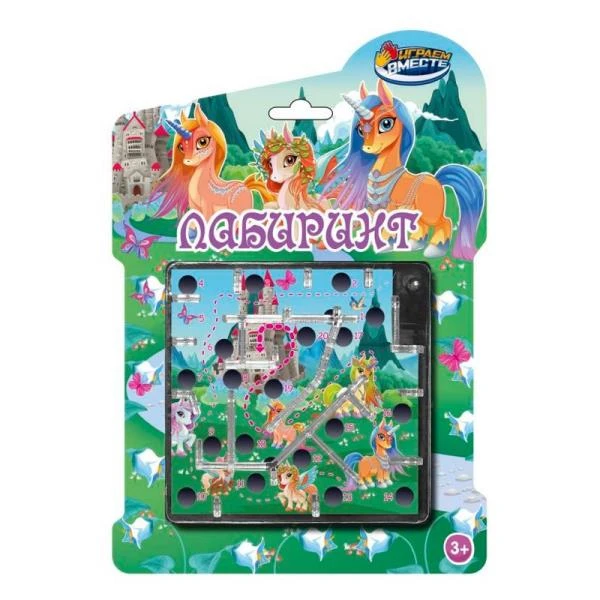 Логическая игра лабиринт единороги блист.14,7*20,7*2см. ИГРАЕМ ВМЕСТЕ Логическая игра лабиринт единороги блист.14,7*20,7*2см. ИГРАЕМ ВМЕСТЕ